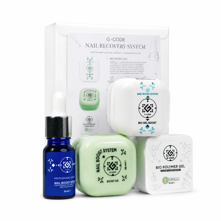 Nail Recovery System від G-CODE — професійна система для відновлення та зміцнення нігтів